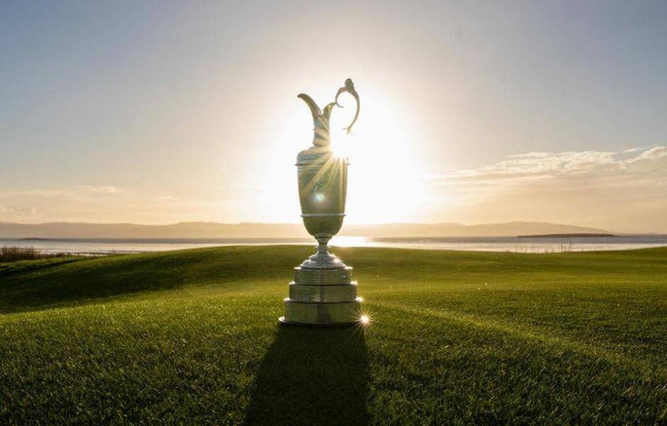 The Claret Jug in the sun